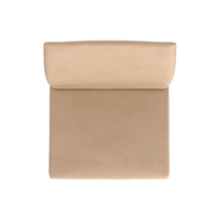 poltrona para casa e escritório em uma transparente fundo. isolado objeto png. 3d Renderização png