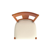 Armchair for home and office on a transparent background. isolated object png. 3D rendering png