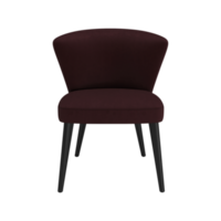Armchair for home and office on a transparent background. isolated object png. 3D rendering png