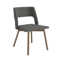 Armchair for home and office on a transparent background. isolated object png. 3D rendering png