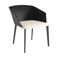 Armchair for home and office on a transparent background. isolated object png. 3D rendering png