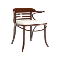 Armchair for home and office on a transparent background. isolated object png. 3D rendering png