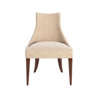 Armchair for home and office on a transparent background. isolated object png. 3D rendering png