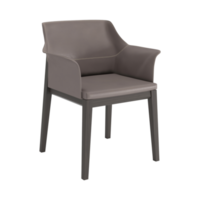 Armchair for home and office on a transparent background. isolated object png. 3D rendering png