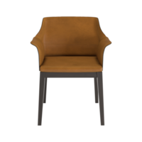 Armchair for home and office on a transparent background. isolated object png. 3D rendering png