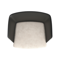 Armchair for home and office on a transparent background. isolated object png. 3D rendering png