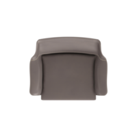 fauteuil pour Accueil et Bureau sur une transparent Contexte. isolé objet png. 3d le rendu png