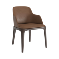 Armchair for home and office on a transparent background. isolated object png. 3D rendering png