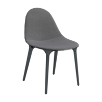 Armchair for home and office on a transparent background. isolated object png. 3D rendering png