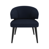 Armchair for home and office on a transparent background. isolated object png. 3D rendering png