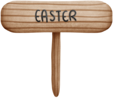 Ostern hölzern Zeichen png