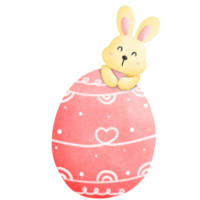 Easter bunny with egg png