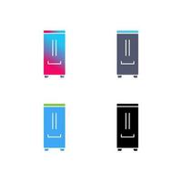 icono de vector de refrigerador