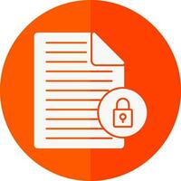 Secure data Vector Icon Design