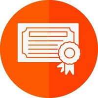 Certificate Vector Icon Design