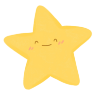 cute smile star png