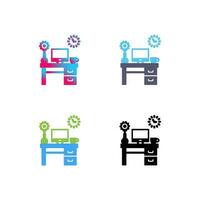 Work Table Vector Icon