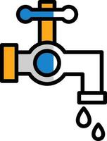 diseño de icono de vector de grifo de agua