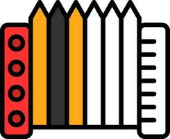 Accordion Vector Icon Design