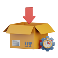 3d rendering packaging isolated useful for ecommerce, business, retail, store, online, delivery and marketplace design element png