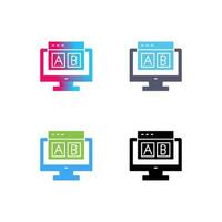 AB Testing Vector Icon