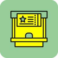 Ticket office Vector Icon Design