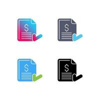 Invoice Vector Icon