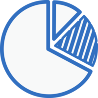 Diagram circle icon line design, monoline icons. png