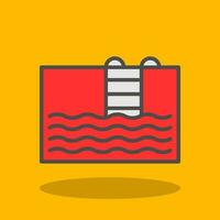 Swimming pool Vector Icon Design