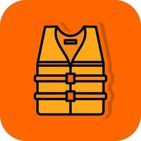 Life jacket Vector Icon Design