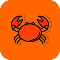 Crab Vector Icon Design