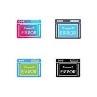 Error Code Vector Icon