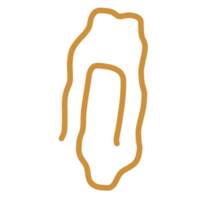 linea arte scarabocchio curva png