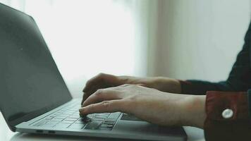 Shot of a asian young business Female working on laptop in her workstation. video