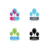 Balloons Vector Icon