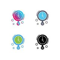 Wall Clock Vector Icon