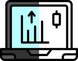 Stock market Vector Icon Design