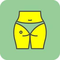 Buttocks Vector Icon Design