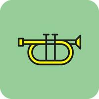 Trumpet Vector Icon Design