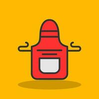 Apron Vector Icon Design