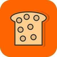 diseño de icono de vector de tostadas