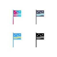 Flags Vector Icon