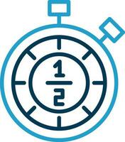 Half time Vector Icon Design
