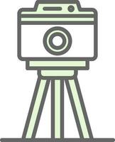 Tripod Vector Icon Design