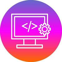 Web development Vector Icon Design