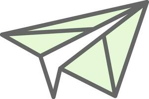 Paper plane Vector Icon Design