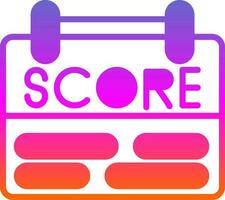 Scoring Vector Icon Design