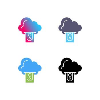 Cloud Computing Vector Icon
