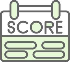 Scoring Vector Icon Design