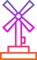 Windmill Vector Icon Design
